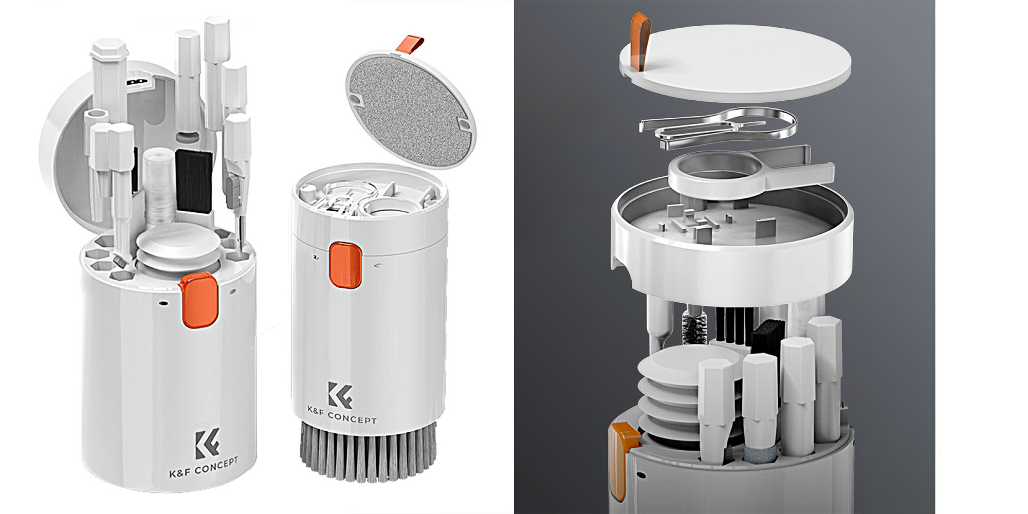 Zestaw akcesoriów czyszczących K&F Concept 20w1 do elektroniki